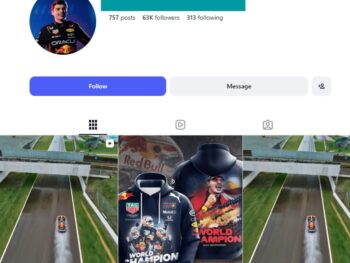 60K Max Verstappen Dedicated F1 Fan Instagram Account