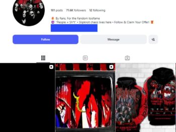 70K Slipknot Fan Instagram Account