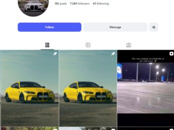 7K Luxury Car Instagram Account