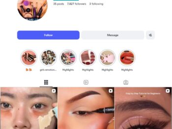 7K Makeup tutorials Instagram Account for sale
