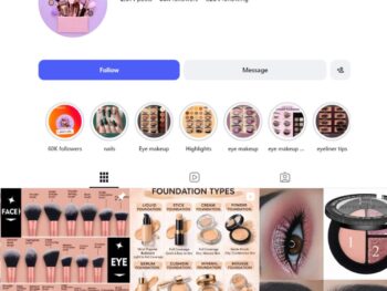 85K Makeup Tutorials Instagram Account