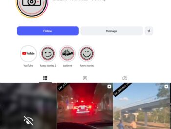 980K Car Accident Videos Instagram Account