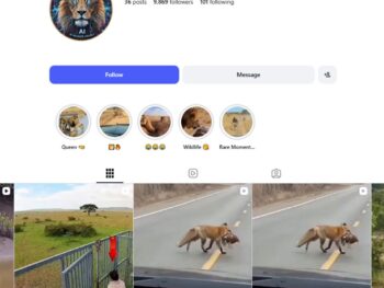 9K AI Wildlife Instagram Account for Sale