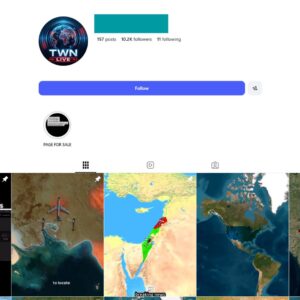 10K Global News Instagram Account for Sale