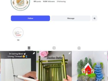 10K Handmade Crafts Instagram Account