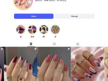 10K Nail Art Beauty Instagram Account for Sale