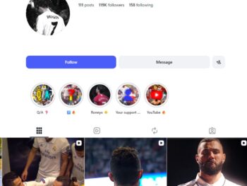 110K Cristiano Ronaldo football edit Instagram Account