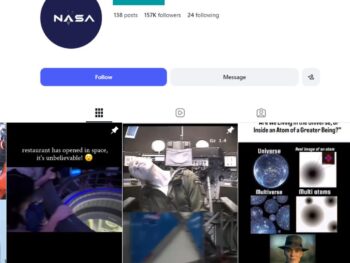 150K Space Science Instagram Account