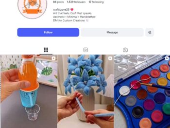 1K Art and Craft Instagram Account