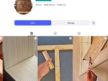 26K DIY Woodworking Instagram Account