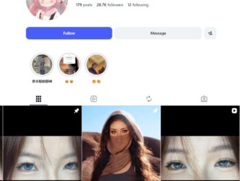 28K Female Aesthetic Models Instagram Account