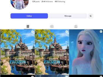 29K Frozen Disney Fan Instagram Account