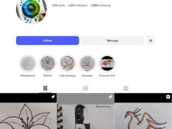 2K Personal Sketch Art Instagram Account