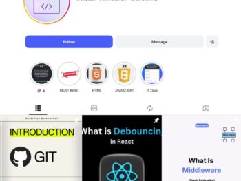 50K Web Design and Programming Instagram Account