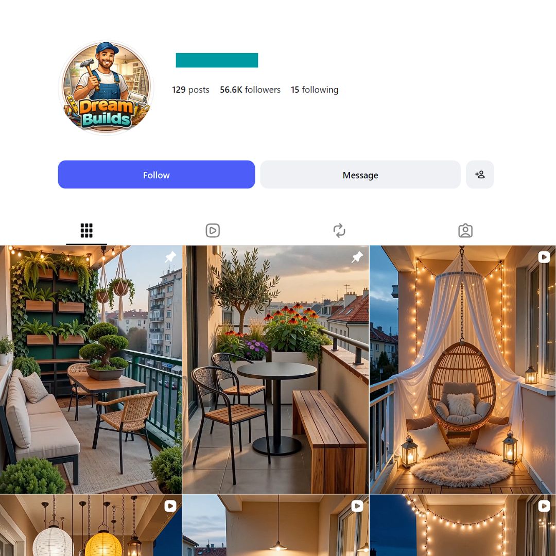 55k Home Decor Instagram Account - Image 1