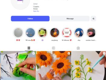 5K Handmade Crafts Instagram Account