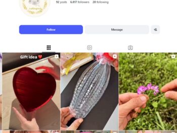 6K Aesthetic Handmade Crafts Instagram Account