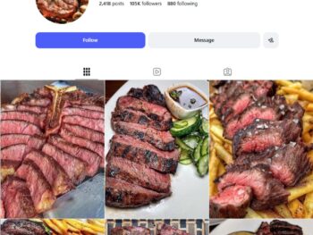 100K BBQ Grilling Recipes Instagram Account