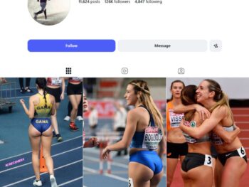 120K Female Running Athletes Instagram Account
