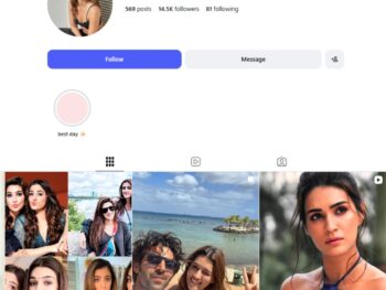 14K Bollywood Celebrity Instagram Account