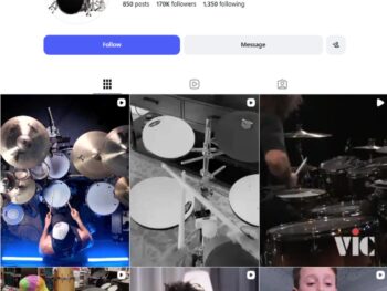 170K Drum Performance Instagram Account