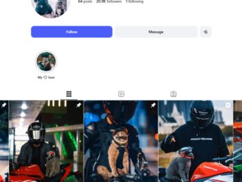 20K Cat Motorcycle Bikes Instagram Account for Sale