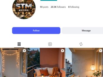 20K Home Improvement And Interior Design Instagram Account