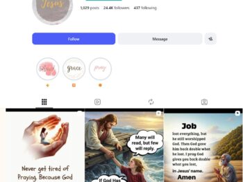 24K Christian Religious Instagram Account