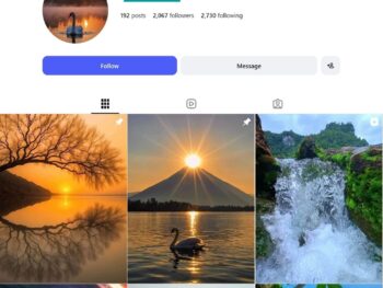 2K Aesthetic Nature Content Instagram Account