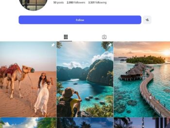 2K Travel Inspiration Instagram Account