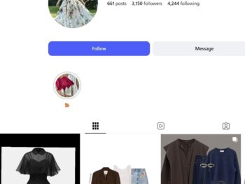 3K Fashion Blogging Instagram Account