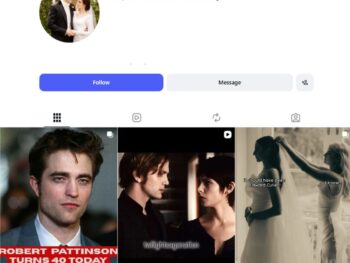 480K Twilight Movie Fans Instagram Account