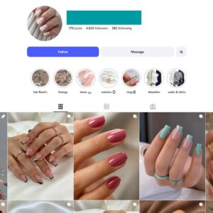 4k Nails Beauty Makeup Instagram Account for Sale