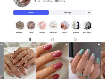 4k Nails Beauty Makeup Instagram Account for Sale