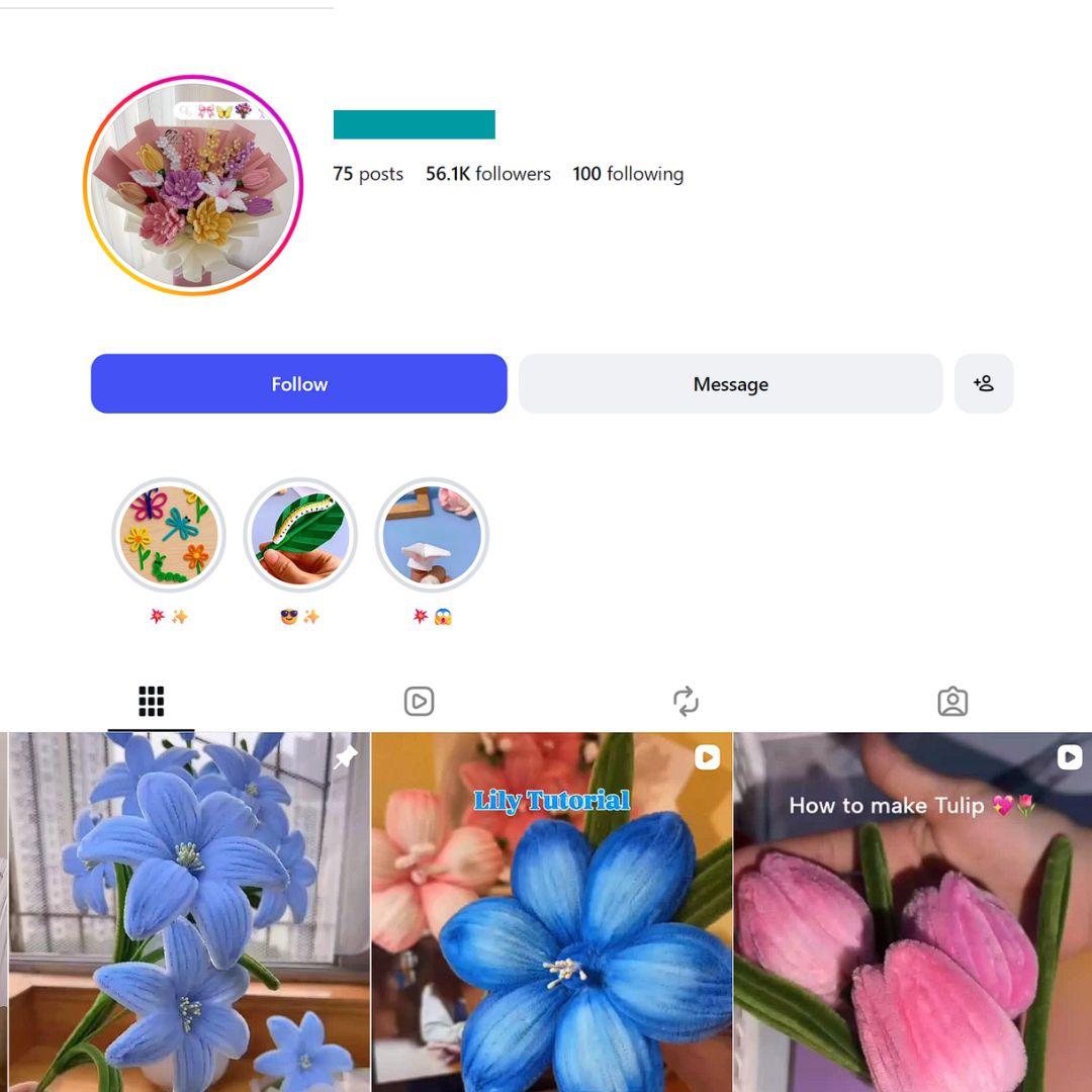 55K DIY And Creative Content Instagram Account for sale 55K DIY And Creative Content Instagram Account - Image 1