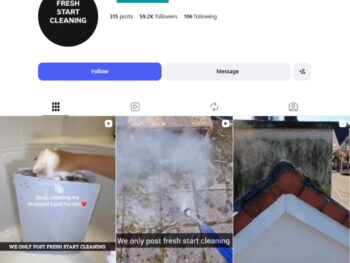 55K Satisfying Cleaning Videos Instagram Account