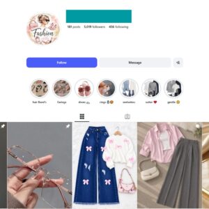5K Fashion Inspiration Instagram Account for Sale