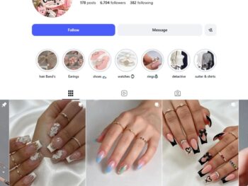 6k Nails Beauty Makeup Instagram Account for Sale