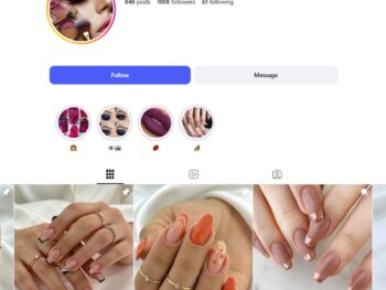 100K Nail Art Instagram Account for Sale