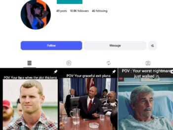 10K Dark Meme Content Instagram Account