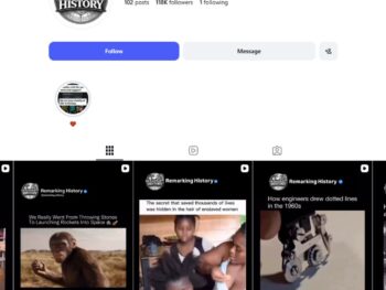 110K Historical Footage Instagram Account for Sale