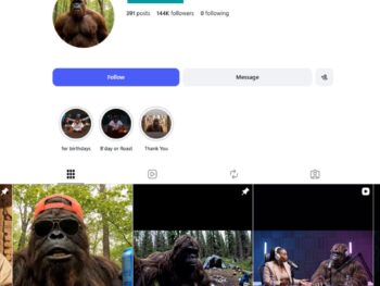 140K Funny Bigfoot Memes Instagram Account