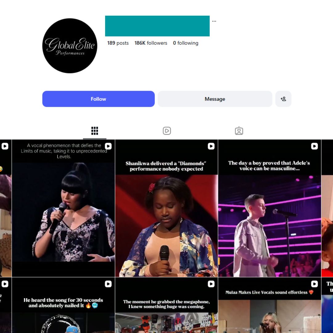 180K Music Performances Instagram Account for Sale 180K Music Performances Instagram Account for Sale
