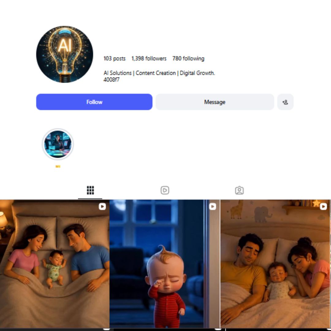 1K AI Content Instagram Account for sale (2) 1K AI Content Instagram Account - Image 1