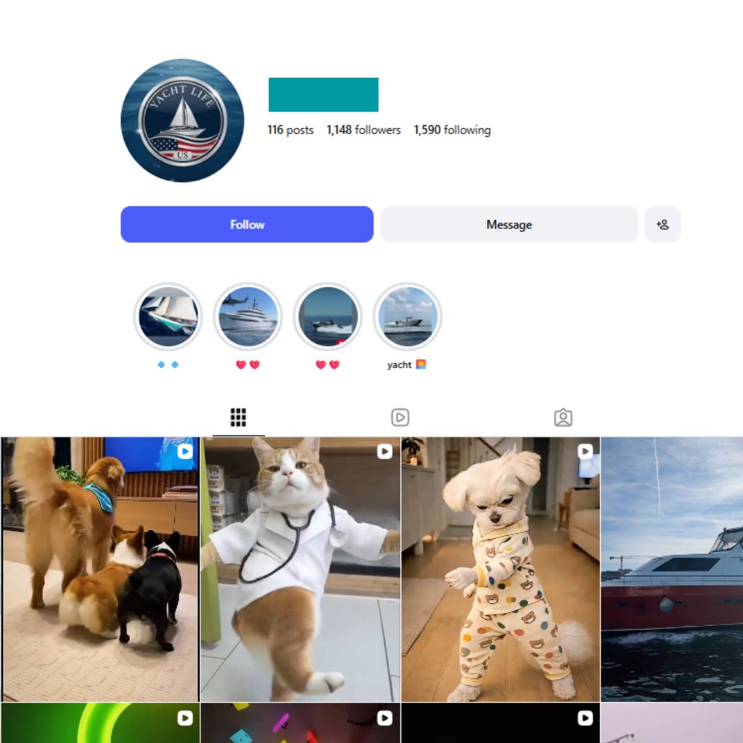 1K AI Vedio Clips Instagram Account for Sale 1K AI Vedio Clips Instagram Account - Image 1