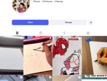 1K Drawing Tutorial Instagram Account