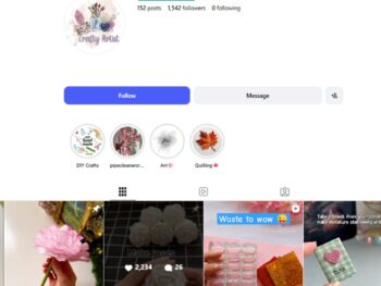 1K Handmade Craft Ideas Instagram Account