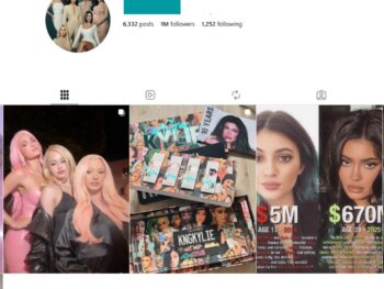 1M Kardashian Fans Instagram Account