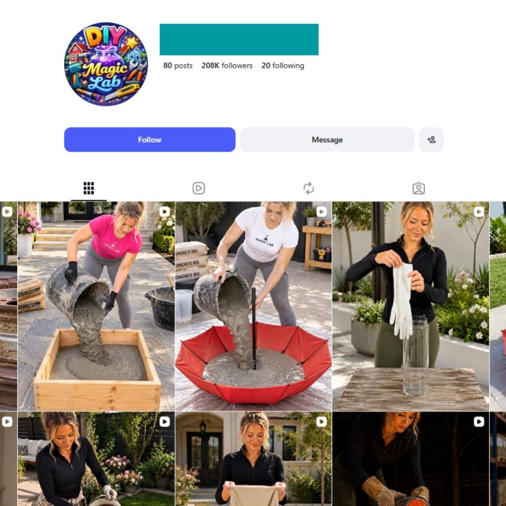 200K DIY Hacks Creative Instagram Account for Sale