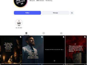 210K Self Improvement Instagram Account